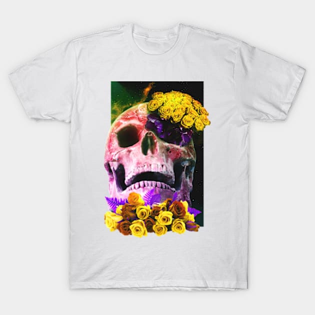 Skull and roses T-Shirt by Frajtgorski